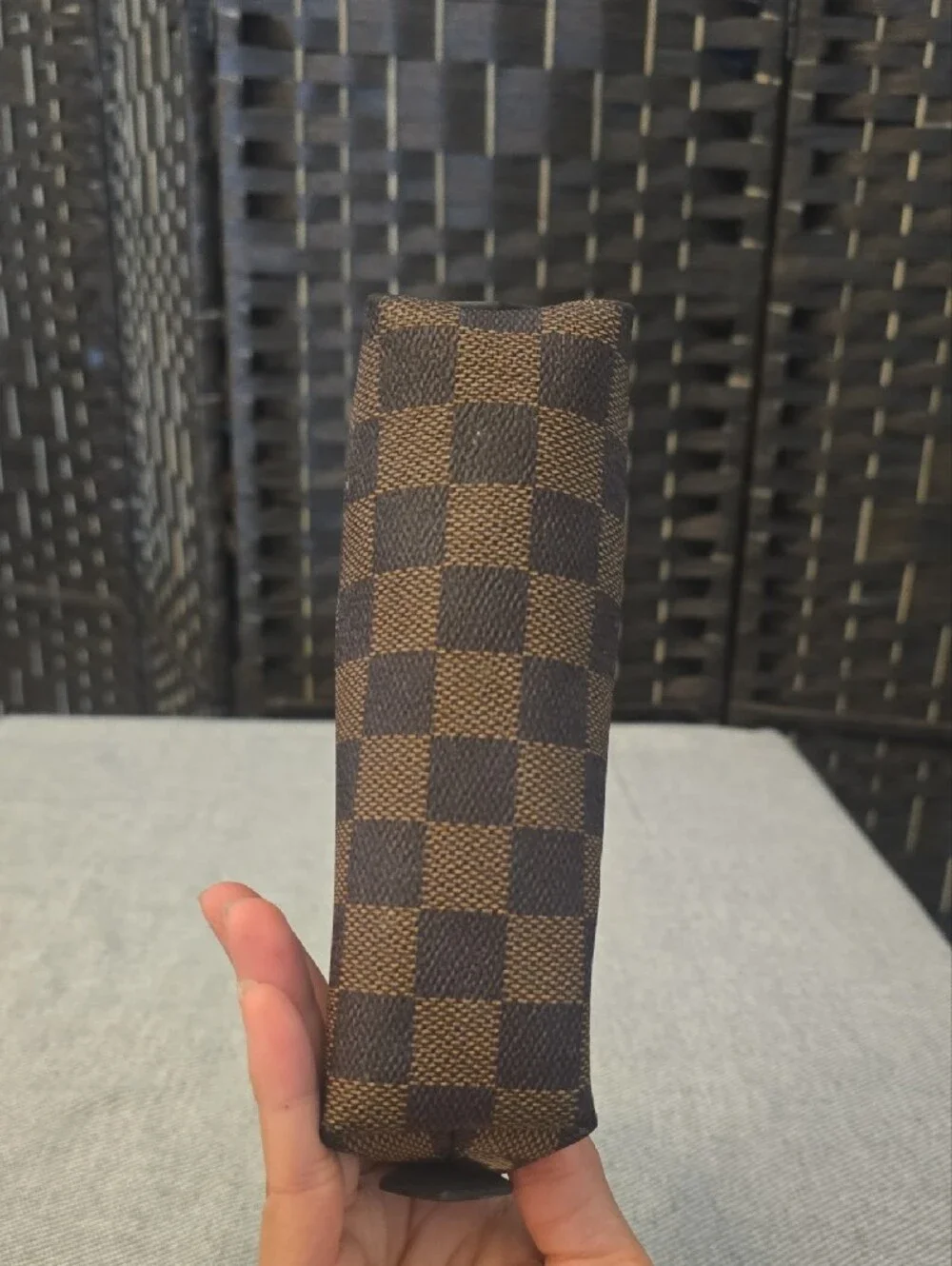 Louis Vuitton Damier Ebene Cosmetic Pouch PM (AS IS / Read Description)